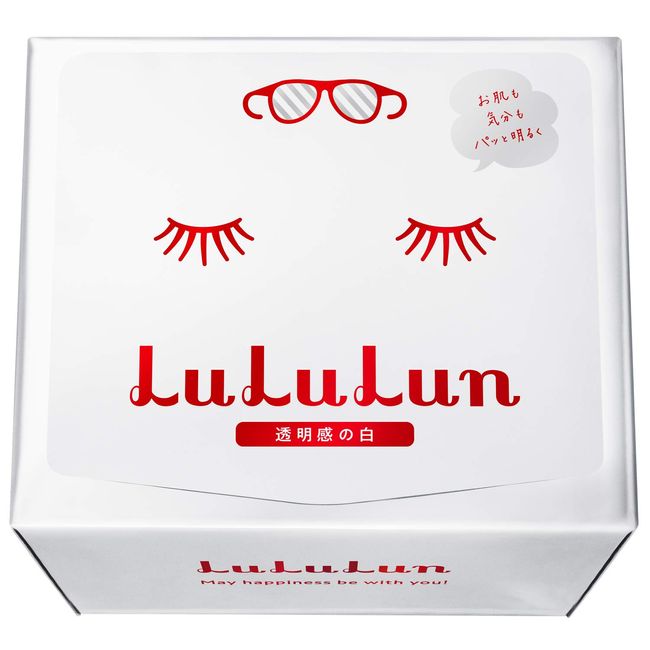 LuLuLun Face Mask, New Model, 32 Pcs (Refreshing Translucent Type)