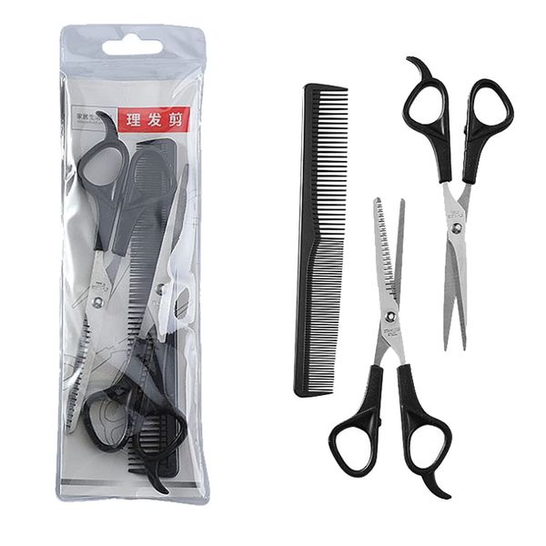 XINGSUI Professional Hairdressing Scissors Set,1pcs Hair Scissors,1pcs Thinning Scissors,1pcs Comb,with Storage Bag,for Salon Barbers, Men, Women, Children and Adults