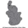 A7 'Dog With A Bone' Unmounted Rubber Stamp (RS00037016)