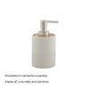 Gedy Desktop Dispenser, Cement, Grey, 7.6 x 17.2