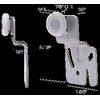 CRL N6501 7/8" Nylon Back Wardrobe Roller for Acme