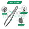 Dental Mead Extracting Forceps MD2 Upper Molars Tooth Extraction German Grade