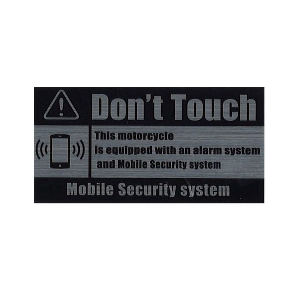 Toyo Mark Mfg. Motorcycle Tamper Proof Security Sticker Mobile 3522