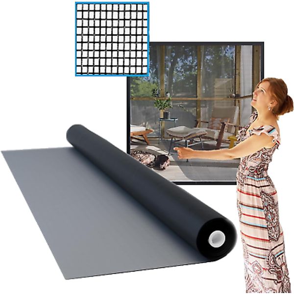 Docazoo Docascreen Window Screen Replacement - 84 Inch X 100 Feet - DIY for Hous