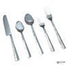 Elyon Seldon Mirror Silver 20 Piece Flatware Set Indian Artisan-Made Hand Forged