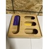 Bamboo Baggie Organizer Dispenser For Drawer
