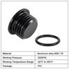 EVIL ENERGY 4AN Male Hex Head Socket ORB Port Plug with AN4 O Ring 2PCS