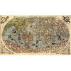 1565 Historic Large World Map Decorative Print - 14x24