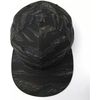 Full Camo Flat Visor Cap, Black
