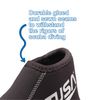 TUSA Hard Sole HS 3MM Dive Slipper, Black, Size 8
