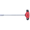 Connex COX583010 Socket Screwdriver with T-Handle, Silver/Black/Red, 10 x 230 mm