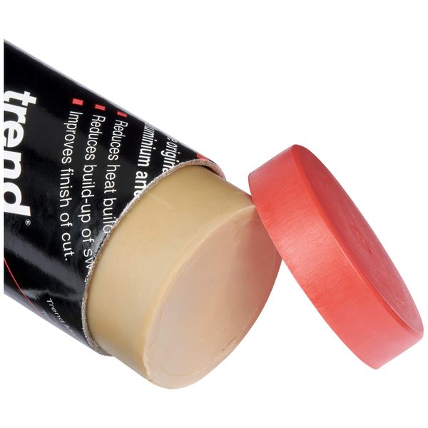 Trend Lubricant Wax Stick, 342g, Extend Sawblade Life, Ideal for Aluminium Cutting, TRENDIWAX