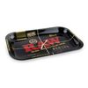 RAW Rolling Papers - Metal Rolling Tray - Black Design - (Small)