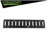 Coat Black E Track Tie Down Rail Kit 2' (2 Pack) Steel For Garages Vans Trailers