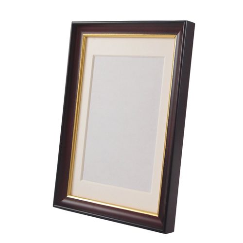 FUJICOLOR 407178 Wooden Frame Portrait Frame S10 Postcard L Brown