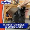 Hefty Strong Lawn and Leaf Large Garbage Bags, 39 Gallon, 18 Count