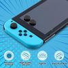 Replacement Button Caps for Switch Joycon, 4PCS Thumbsticks Protector Covers for Switch/Lite Black Silicone Protective Accessories for Joystick 3D Grips Caps