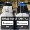 ELUDE Surfboard Traction Pad, Flat, Full Size, 3M Adhesive - Blue/Black