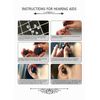 JINGHAO 1Pair Rechargeable Digital Mini Hearing Aids Enhancer Voice Amplifier