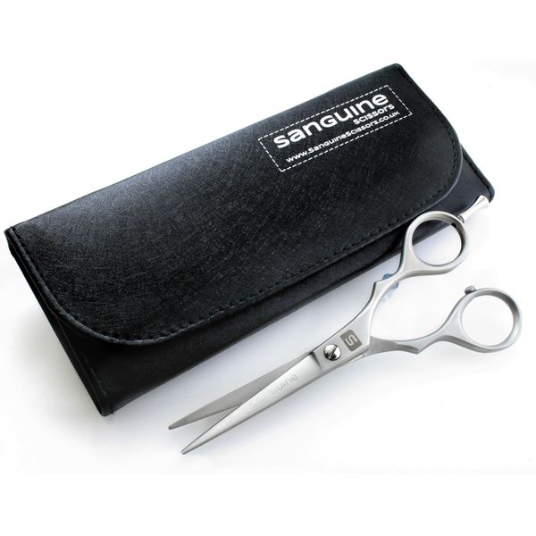 Hairdressing Scissors, Hair Scissors, for Bangs and Fringe Trimming, with Presentation Case