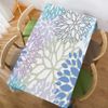 Walmsco Tablecloth Blue Purple Flowers Print Decor For Dining Room Kitchen Rectangular Table Cover 132 * 178cm