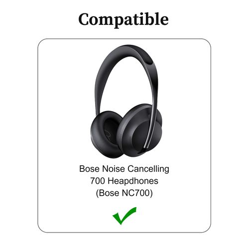 Replacement Ear Pads for Bose 700 - Original Ear Cushion Replacement for Noise Cancelling 700 Headphones, Comfortable, Durable Ear Cups Accessories, Softer Protein Leather, Black