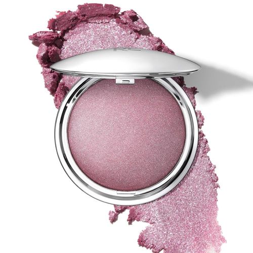 FOCALLURE Shimmer Face Highlighter Makeup Powder, Gel to Powder Glow Finish, Leaving a Lightweight & Healthy Radiance, Long Lasting Luminous Face Body Highlighter Makeup,PK01 Pinkish Galaxy