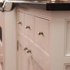 Goo-Ki 6 Pack Champagne Bronze Kitchen Cabinet Knobs,Modern Drawer Pulls,1 Inch Diameter Knob