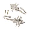 Hicello 2Pcs Curtain Hooks Vintage Tieback Maple Hold Back Hooks with Screws