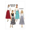 Butterick Patterns 6249, Misses Skirt,Sizes, Wool, Multi-Colour, A5 (6-8-10-12-14)