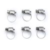 U.S. Solid 3pcs Brass Hose Barb Reducer Fitting Kits With 6 Clamps 1/2" To 3/8"