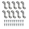 Hyatt's Canvas Offset Clips 1 inch 2-Hole 10/Pkg