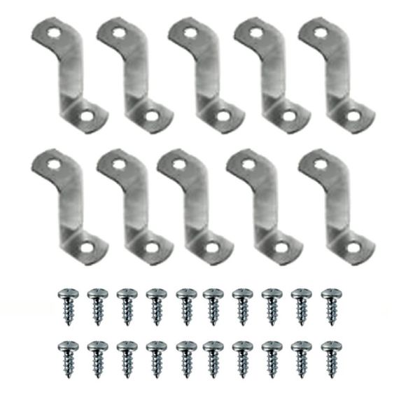 Hyatt's Canvas Offset Clips 1 inch 2-Hole 10/Pkg
