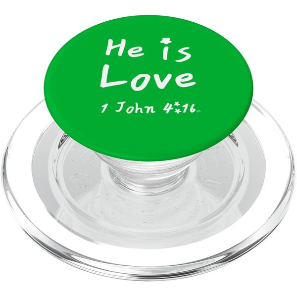 HE IS LOVE / Bible Verse PopSockets PopGrip for MagSafe
