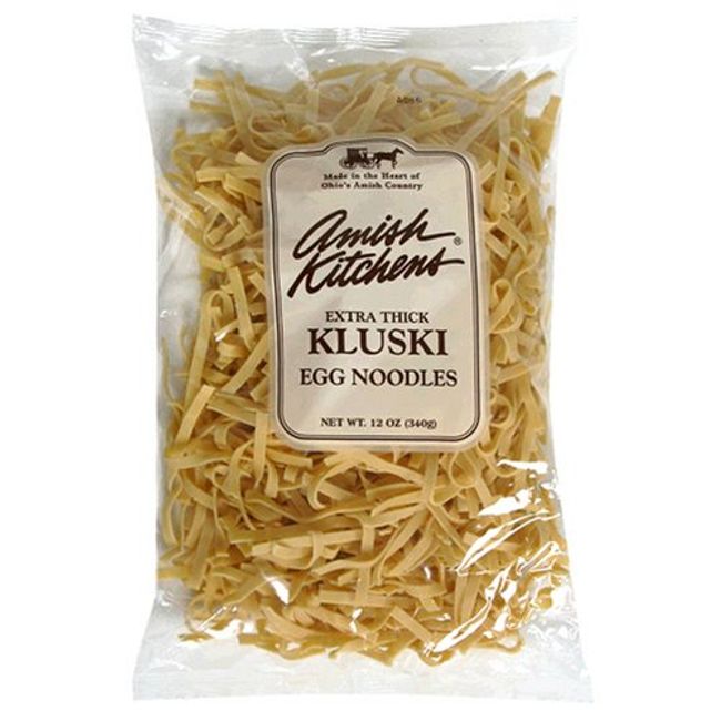 Amish Kitchens Extra-Thick Kluski Egg Noodles, 12-Ounce Bags (Pack of 12)