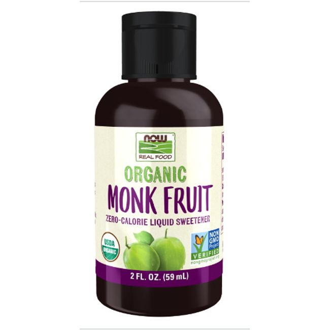 Now Real Food Organic Monk Fruit, 2 fl.oz.