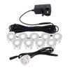 KiOS Pack of 10 x 30mm LED Deck Lights
