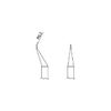 HAKKO T81001 Soldering Tip CHIP 0.5I Type