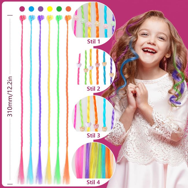 Colorful Childrens Hair Clips, Rainbow Hair Clips Kids