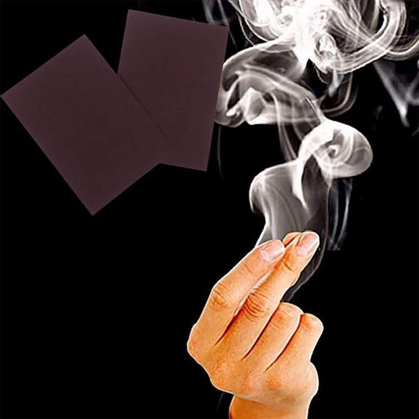 20 Pieces Close-Up Magic Trick Finger's Smoke Cool Magic Props 3.93*2.75 Inch