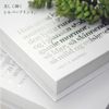 mon・o・tone white x silver dummy book set of 3