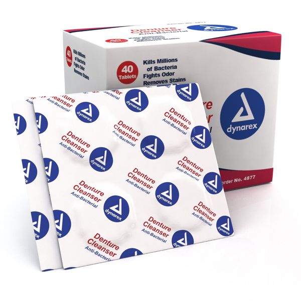 Dynarex Denture Cleanser Tablets