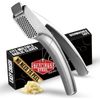 Effortless Garlic Press - No Peeling Required, Dishwasher Safe & Durable Design