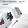 Electric Foil Shavers, Cordless Metal Double Foil Shaver Multifunctional 2 in 1 Foil Trimmer Shaving Machine Clippers for Hair Cutting