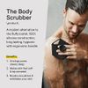 Tooletries - Body Scrubber & Storage Hook - 100% Silicone Scrubber for Deep Cleaning & Exfoliating Your Skin - Long Lasting Easy to Clean - Charcoal