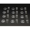 Hobby Heaven 32mm Plastic Clear Flying Wargaming Bases (5 pcs)
