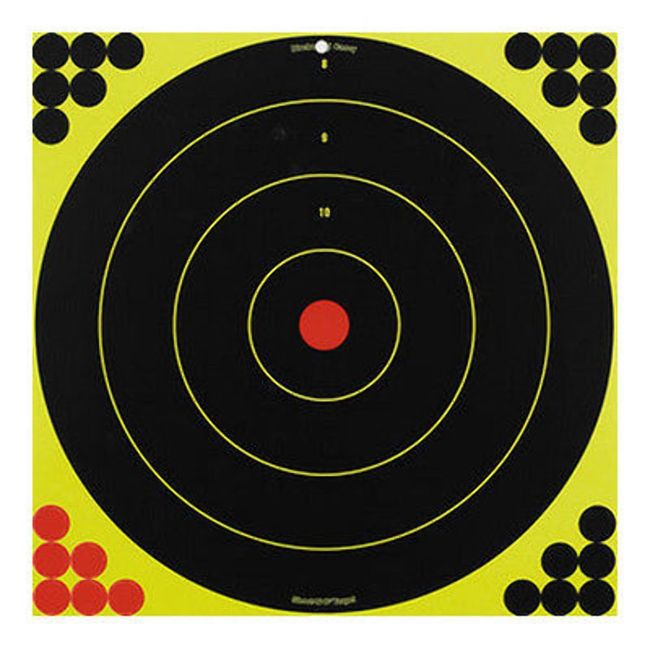 Birchwood Casey Shoot-N-C 17.25" Bull's-Eye Target - 100 Sheet Pack, Multi, One Size