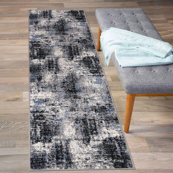 Rugshop 3X5 Area Rug Adare Contemporary Abstract Carpets for Sale Blue Woven Rug