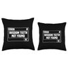 Wisdom Teeth Removal Wisdom Tooth Removal Throw Pillow