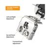 60 Pack 1-5/16" Overlay 3D Soft Close Concealed Hinge for Face Frame Door, Sm...